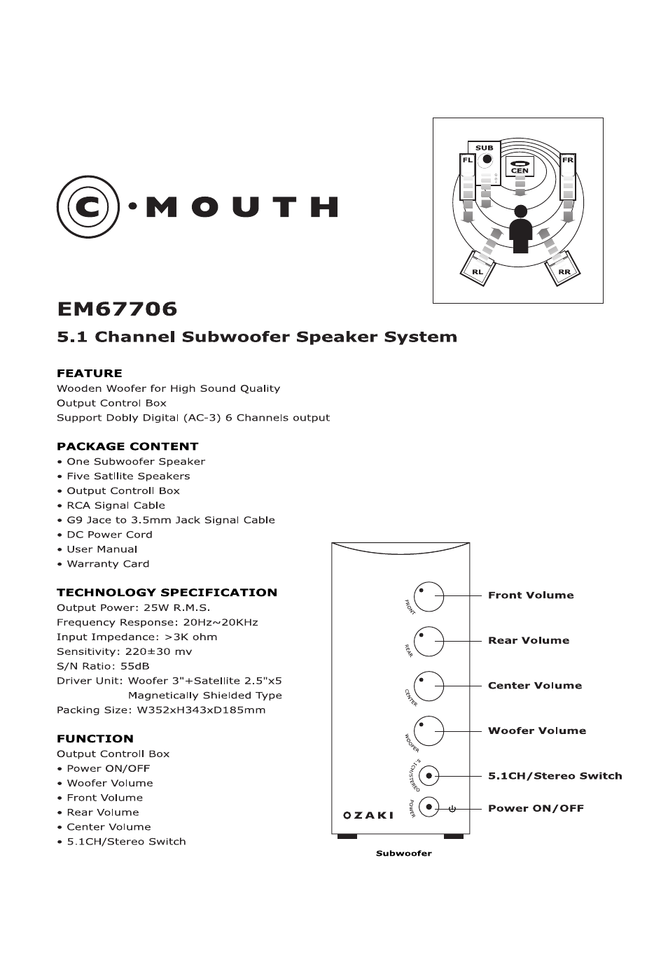 Ozaki Worldwide EM67706 User Manual | Page 2 / 7