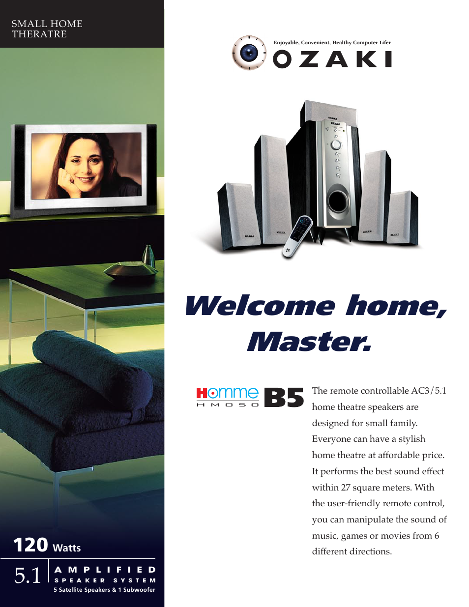Ozaki Worldwide HM050 User Manual | 2 pages