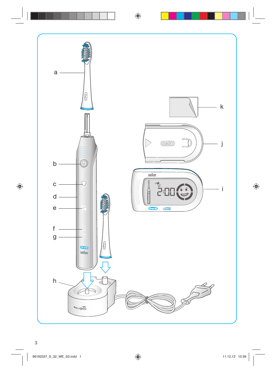 Oral-B Pulsonic Smart Series S 32.533.5 User Manual | Page 3 / 80