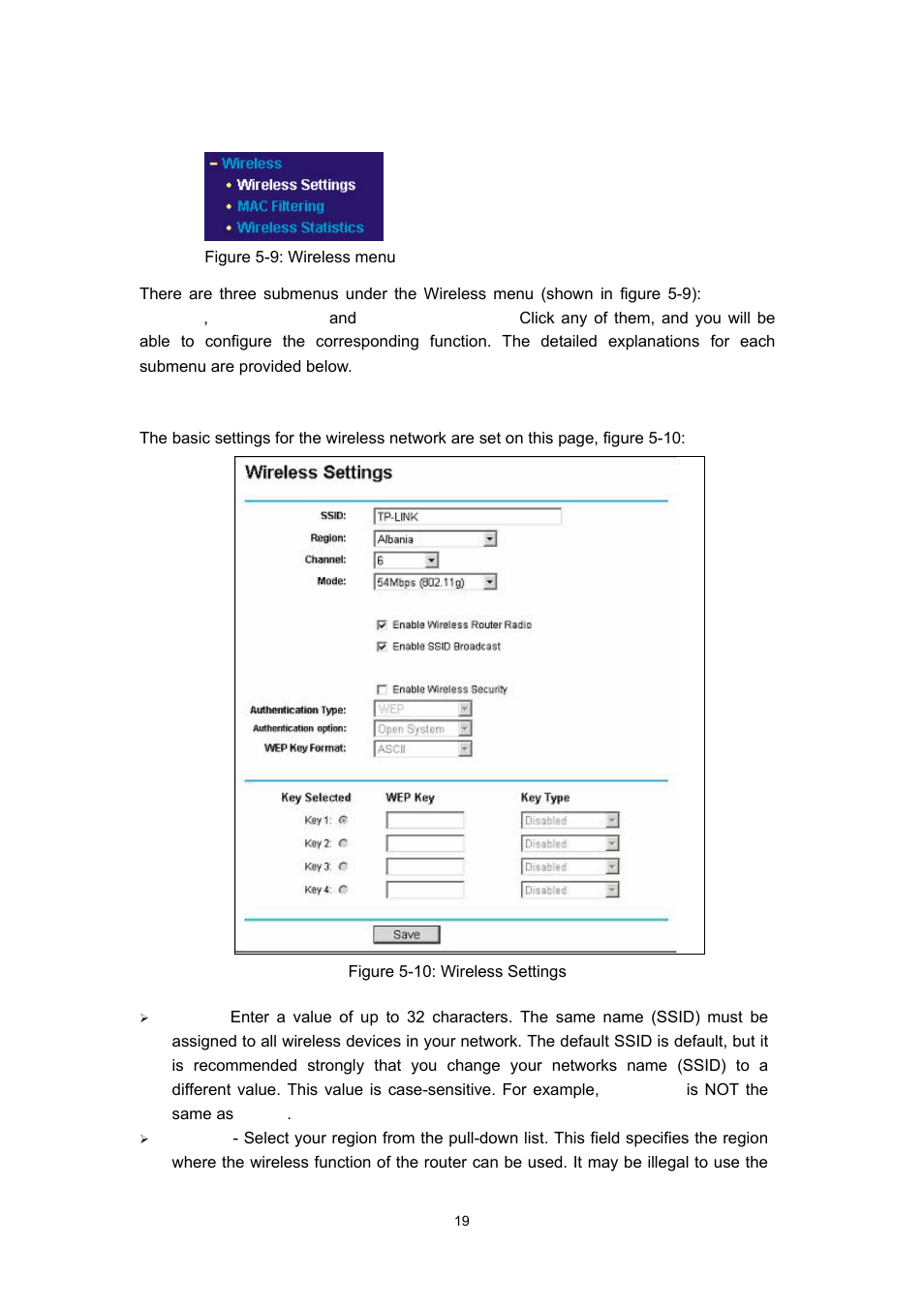 5 wireless, 1 wireless settings, Refer to | Section 5.5: "wireless | Olitec RW400SG User Manual | Page 23 / 65