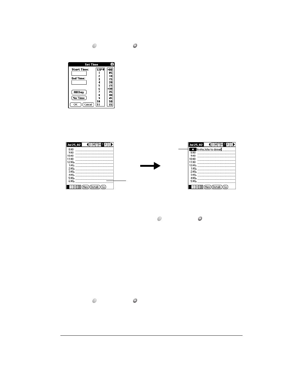 Rescheduling an event, To reschedule an event | Over And Back 180 User Manual | Page 103 / 251