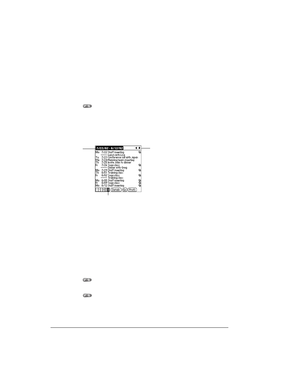 Tips for using year view, Working in list view, Tips for using list view | Over And Back 180 User Manual | Page 110 / 251