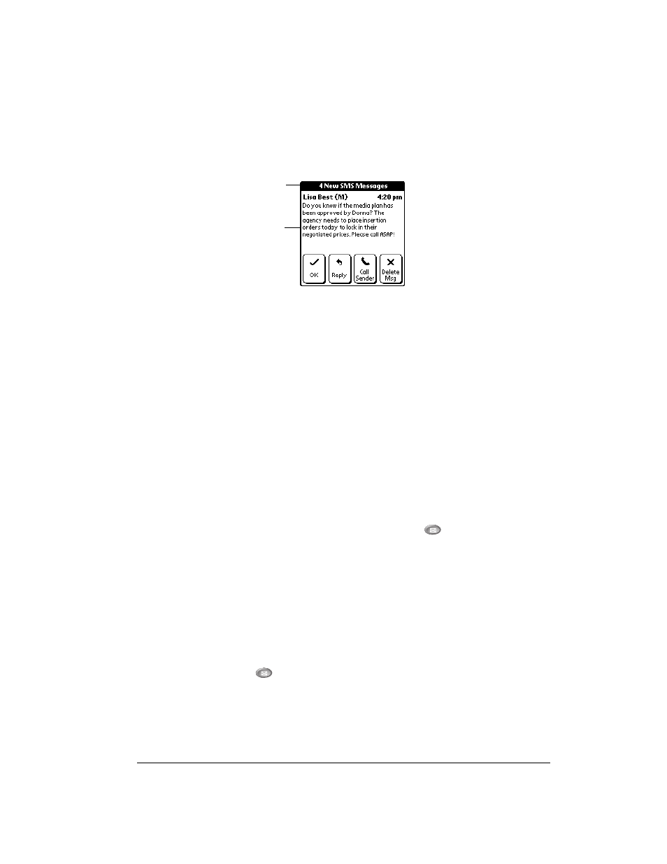 Receiving sms messages, Tips, Viewing messages | To view sms messages, Receiving sms messages viewing messages | Over And Back 180 User Manual | Page 131 / 251