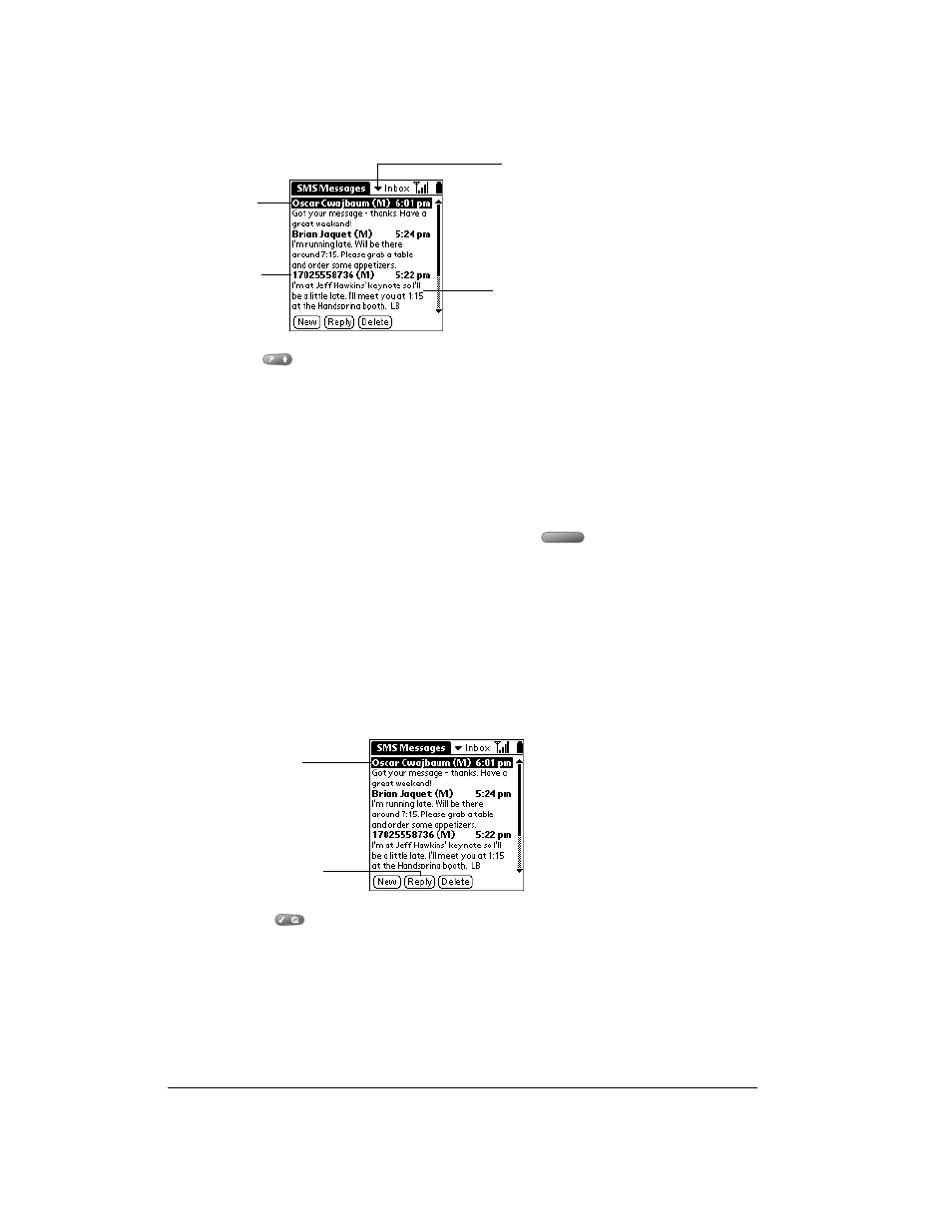 Tips, Replying to messages, To send an sms message reply | Over And Back 180 User Manual | Page 132 / 251