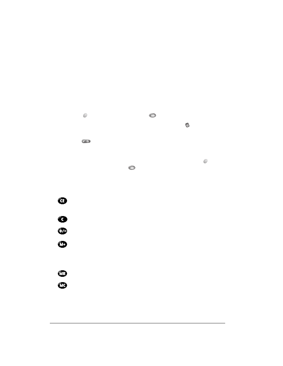 Calculator, Selecting the calculator mode, To select the calculator mode | Using the basic calculator buttons | Over And Back 180 User Manual | Page 148 / 251