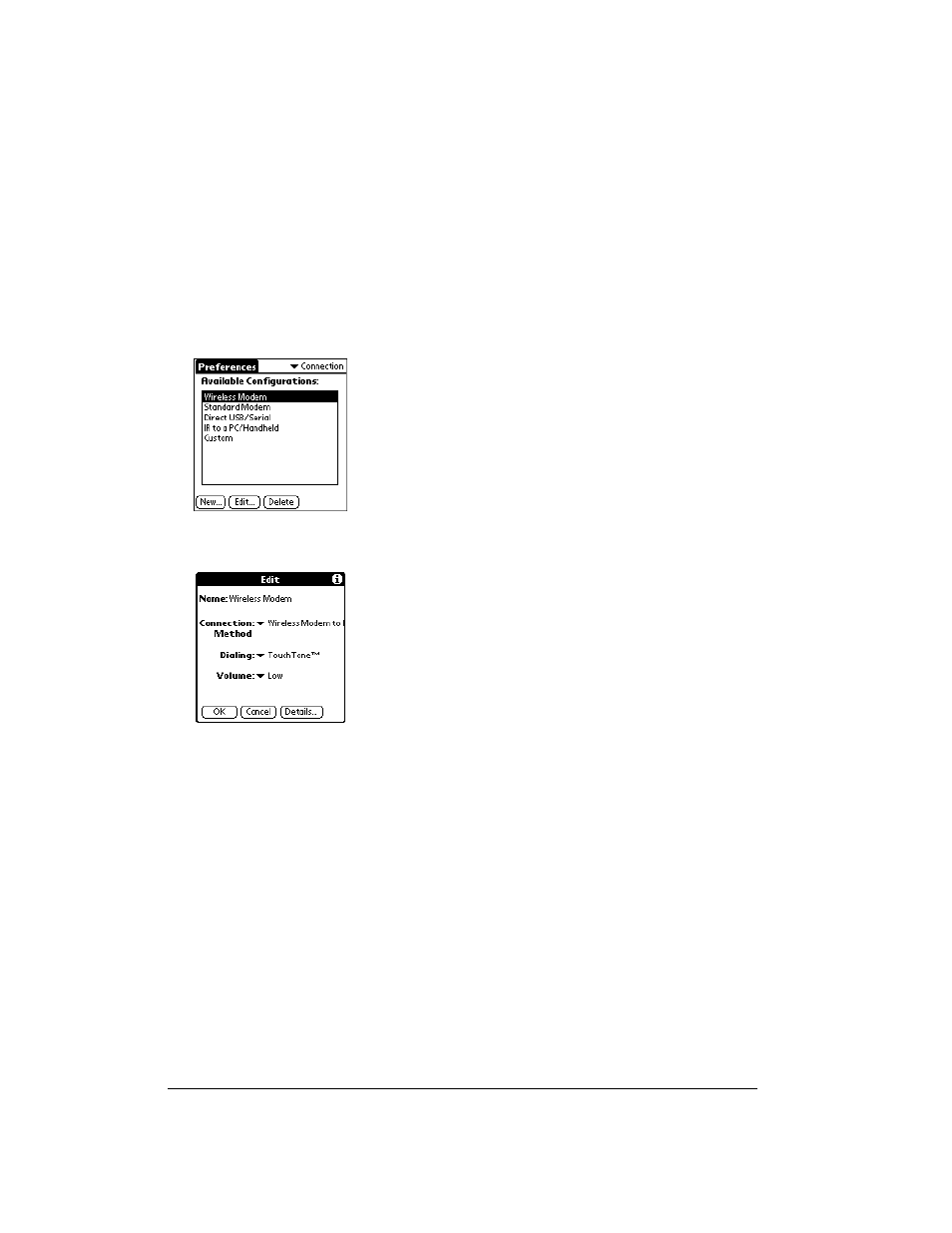 Setting wireless modem configurations, To create a wireless modem to modem connection | Over And Back 180 User Manual | Page 174 / 251