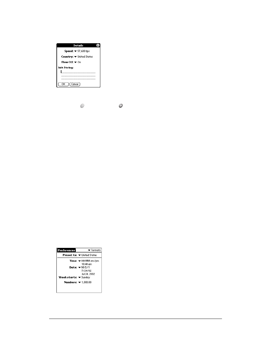 Digitizer preferences, Formats preferences, Country default | To set the country default | Over And Back 180 User Manual | Page 176 / 251