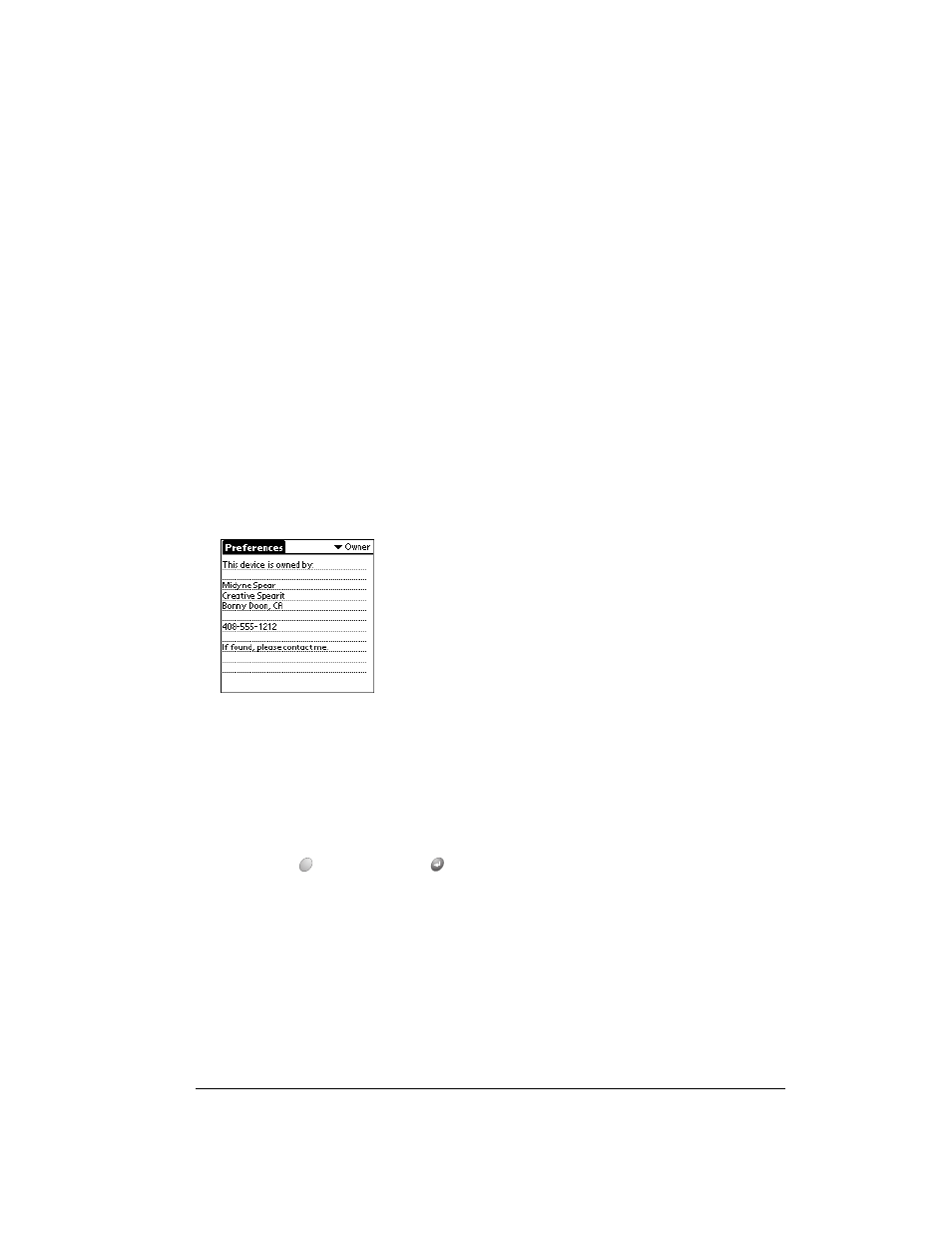 Adding a dns number, Owner preferences, To enter the owner preferences | To unlock the owner preferences screen, Beaming problems | Over And Back 180 User Manual | Page 189 / 251