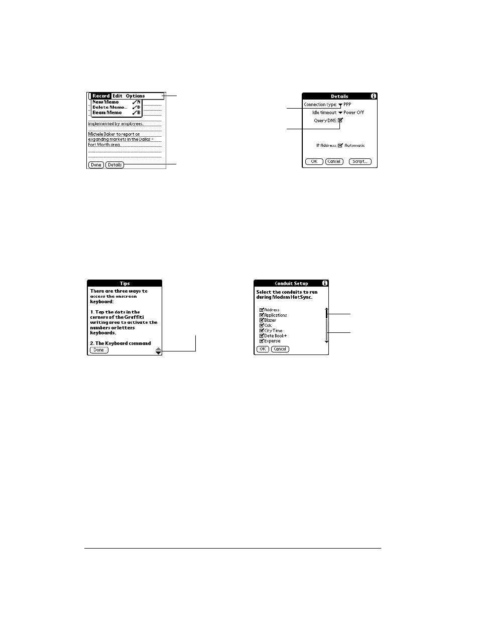 Elements of the communicator interface | Over And Back 180 User Manual | Page 20 / 251