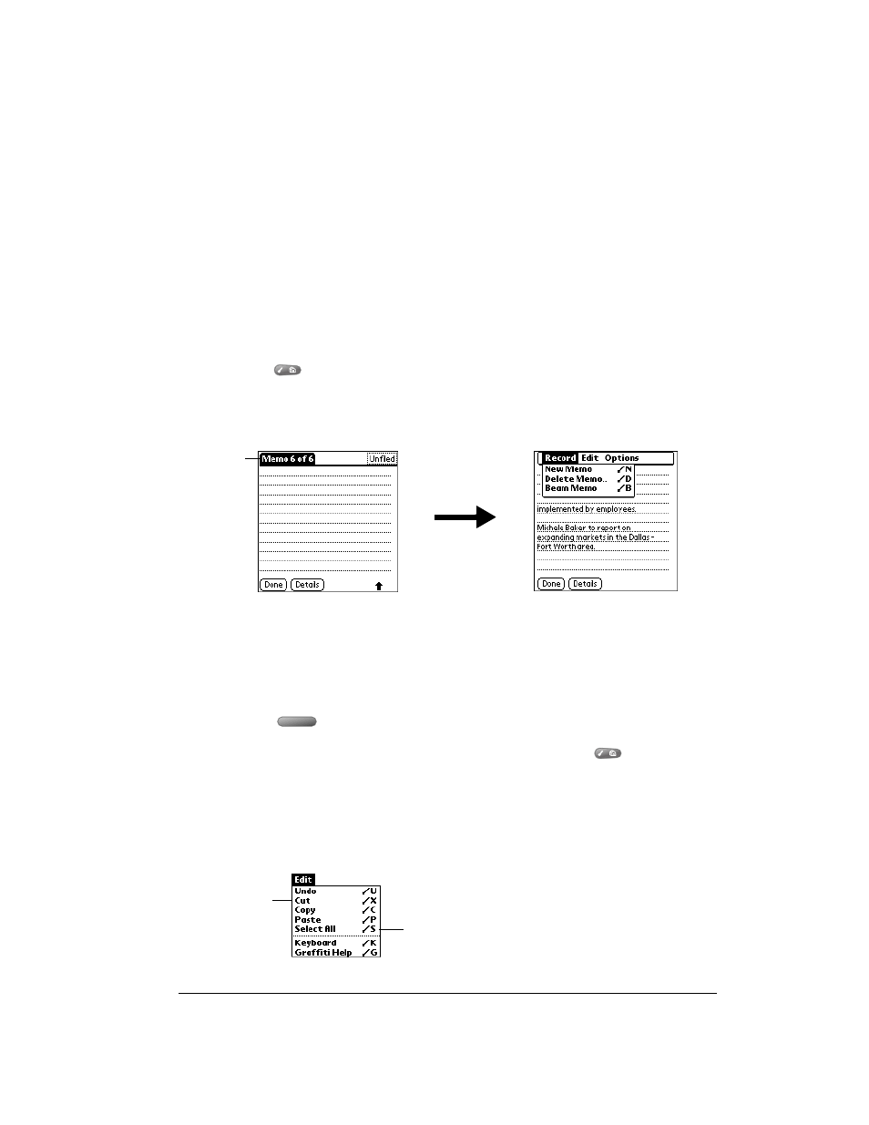 Using menus, To use the menu bar, Keyboard shortcut menu commands | Over And Back 180 User Manual | Page 31 / 251