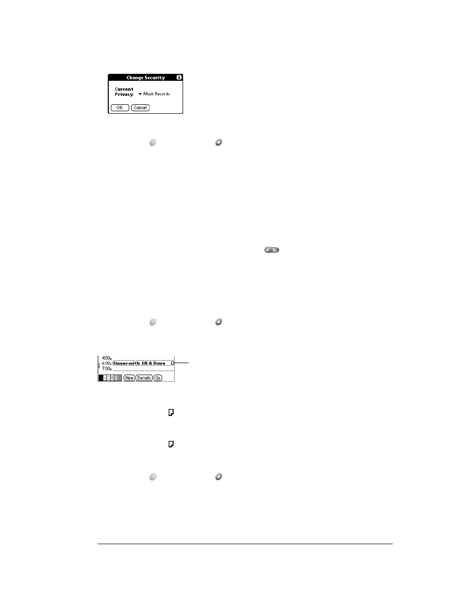 Attaching notes, To attach a note to a record, To review or edit a note | To delete a note | Over And Back 180 User Manual | Page 73 / 251