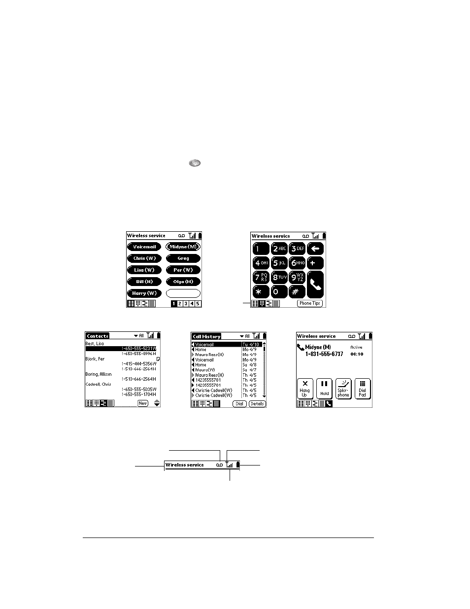 Phonebook | Over And Back 180 User Manual | Page 80 / 251