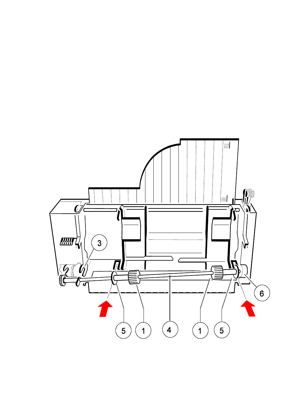 To install the pick-up rollers | Output Solutions C I - 8 0 6 0 User Manual | Page 113 / 252