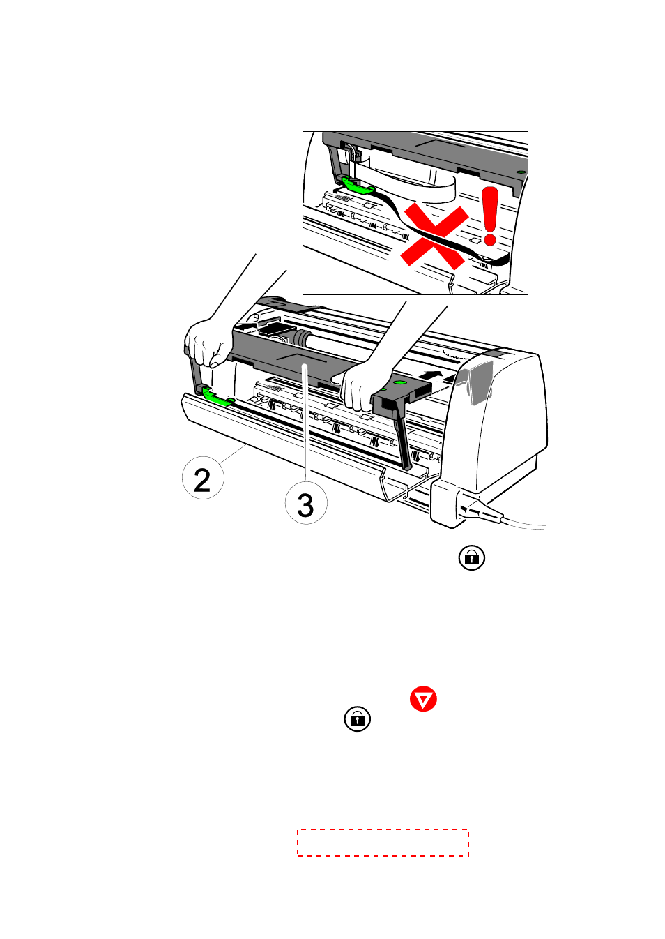 Replacing the ribbon cassette | Output Solutions C I - 8 0 6 0 User Manual | Page 25 / 252