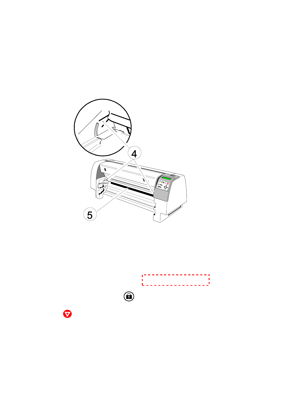 Open the front cover of the printer | Output Solutions C I - 8 0 6 0 User Manual | Page 78 / 252