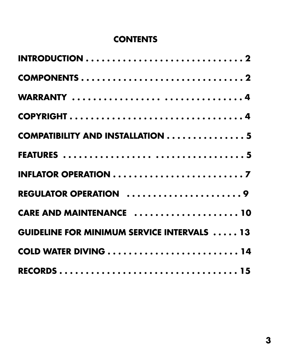 Oceanic AIR XS II User Manual | Page 3 / 16