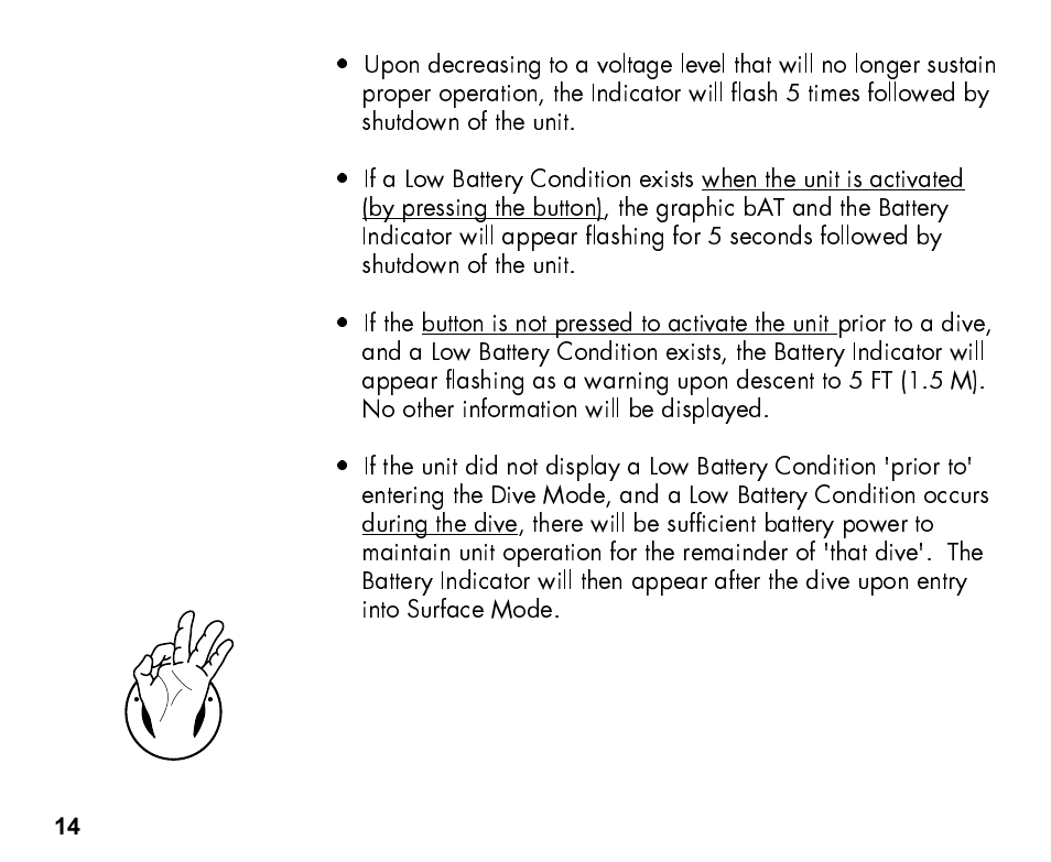 Oceanic Personal Dive Computer Veo 100Nx User Manual | Page 14 / 72