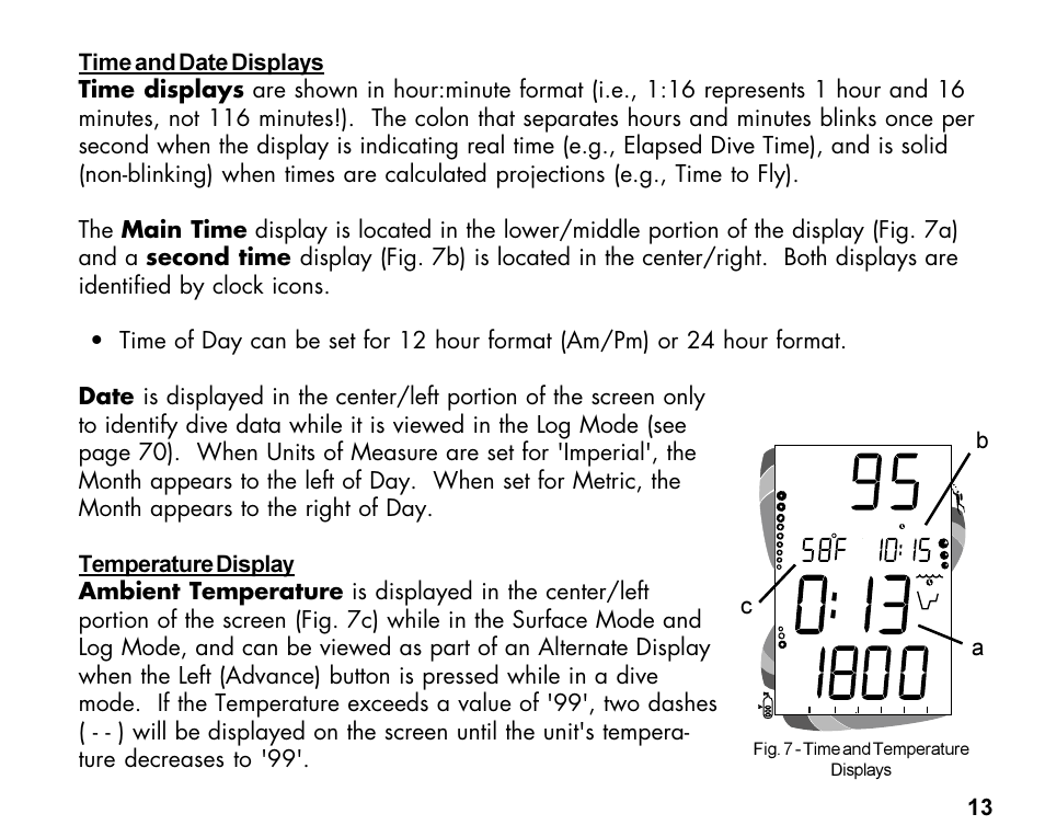 Ab c | Oceanic Dive Computer Pro Plus 2 User Manual | Page 13 / 100