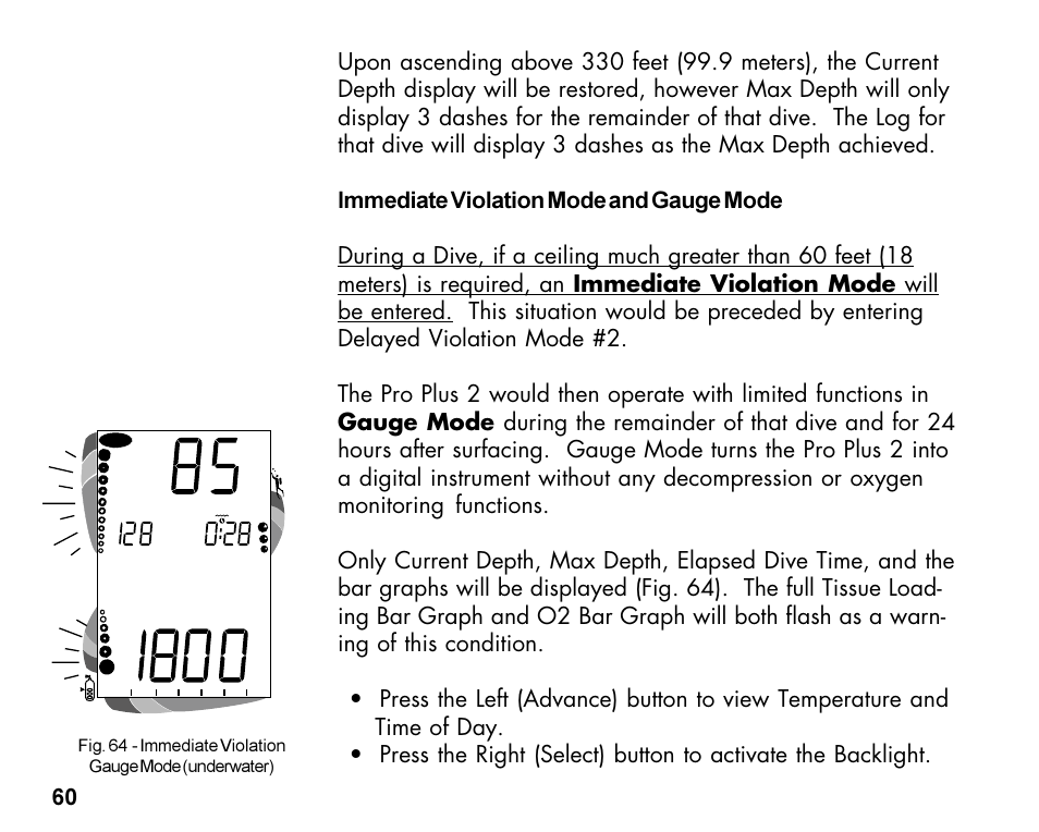 Oceanic Dive Computer Pro Plus 2 User Manual | Page 60 / 100