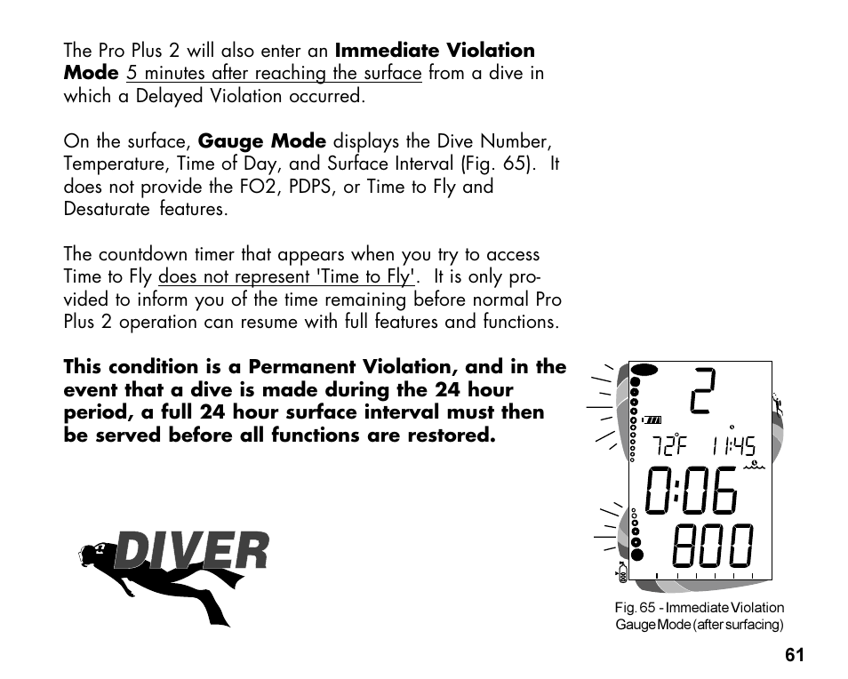 Responsible | Oceanic Dive Computer Pro Plus 2 User Manual | Page 61 / 100