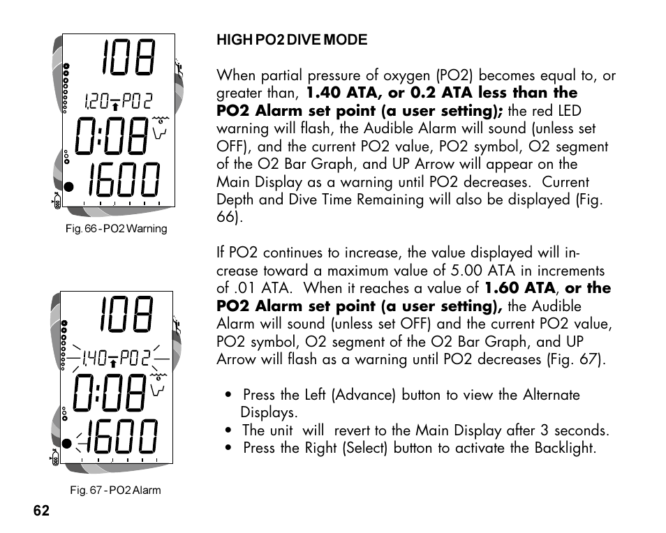 Oceanic Dive Computer Pro Plus 2 User Manual | Page 62 / 100