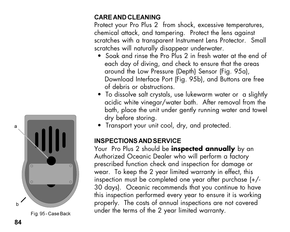 Oceanic Dive Computer Pro Plus 2 User Manual | Page 84 / 100