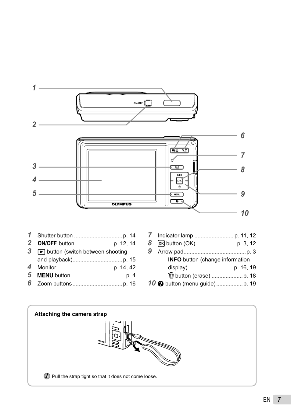 Olympus X-940 User Manual | Page 7 / 61