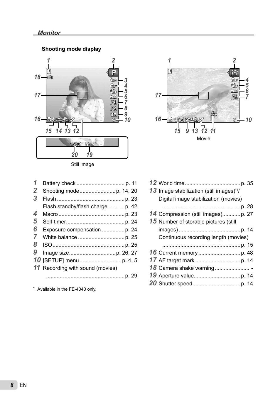 Olympus X-940 User Manual | Page 8 / 61