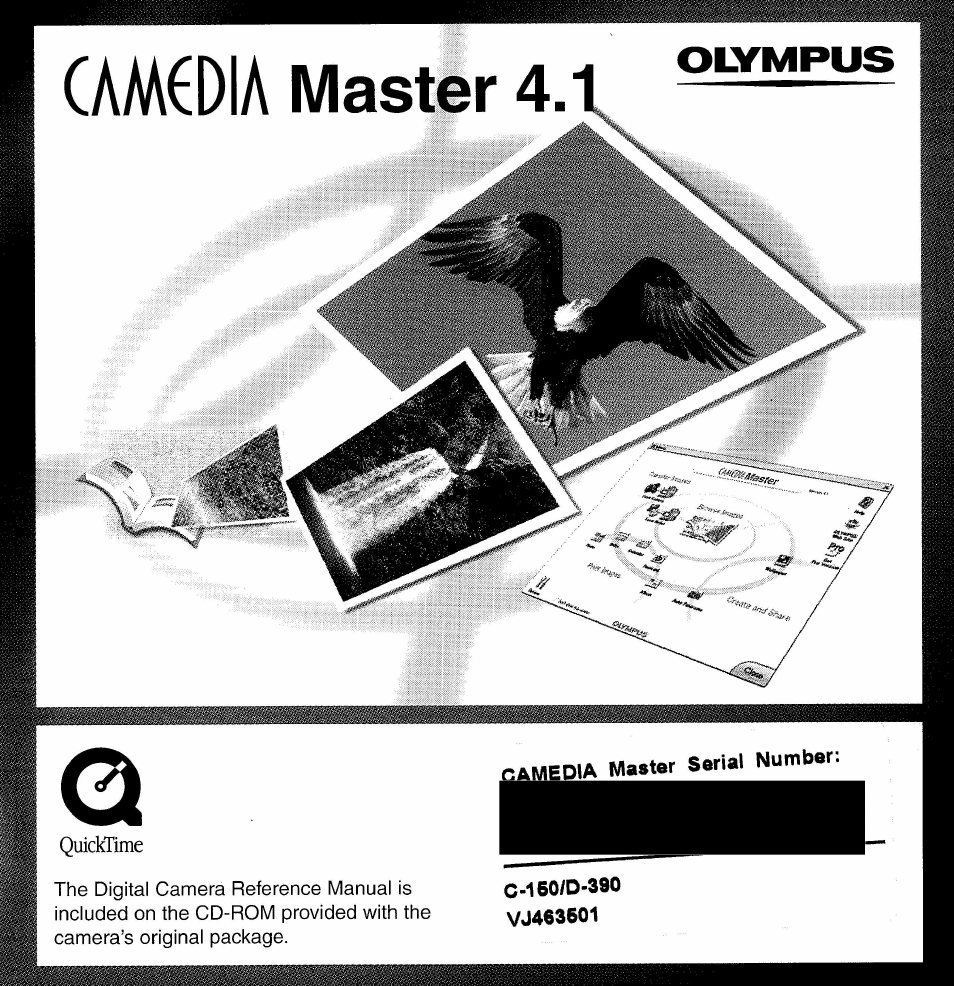 Software jacket, Front cover | Olympus C-150 EN User Manual | Page 188 / 216