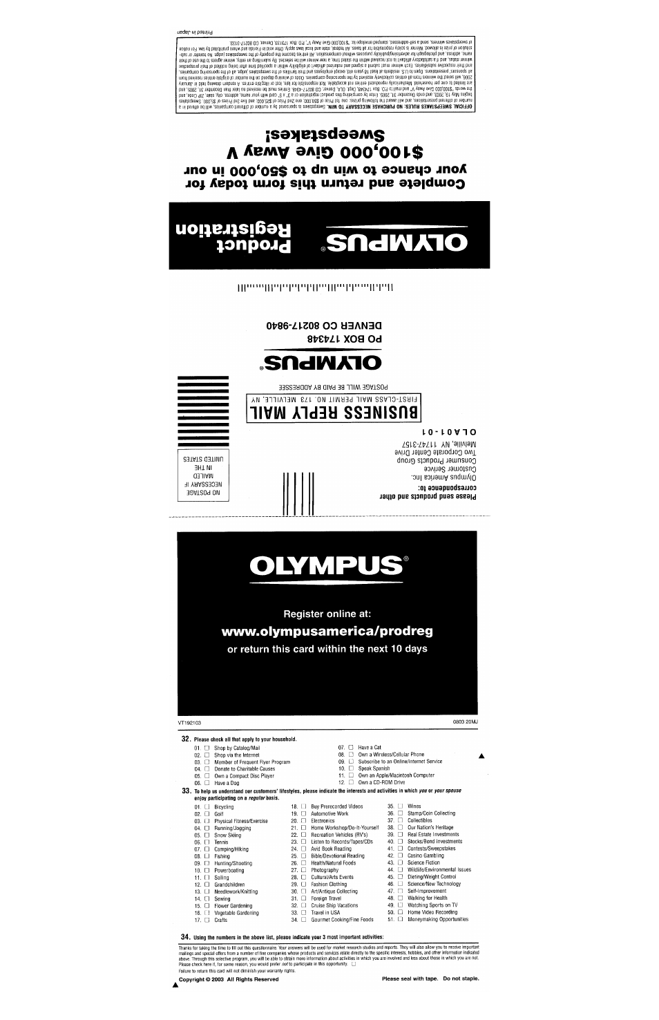 Olympus C-150 EN User Manual | Page 213 / 216