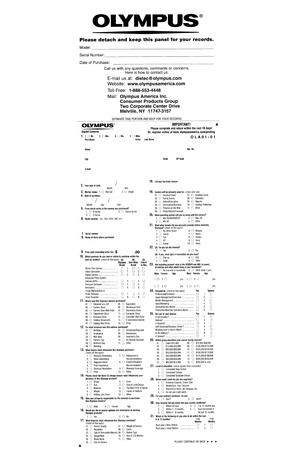Olympus C-150 EN User Manual | Page 215 / 216