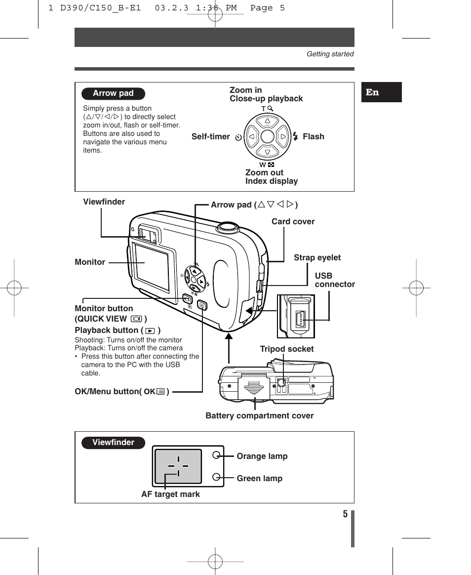 Olympus C-150 EN User Manual | Page 7 / 216