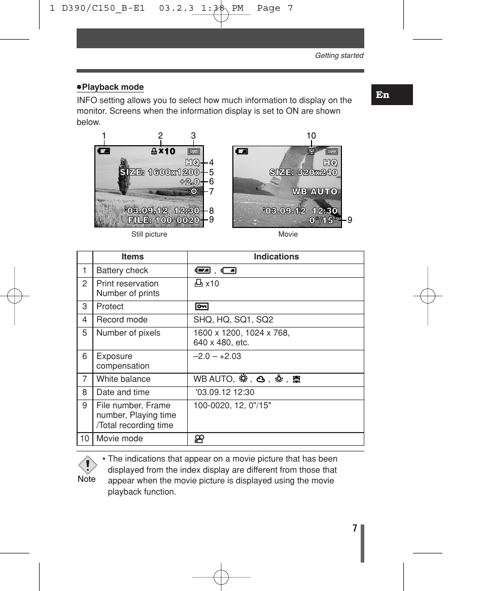 Olympus C-150 EN User Manual | Page 9 / 216