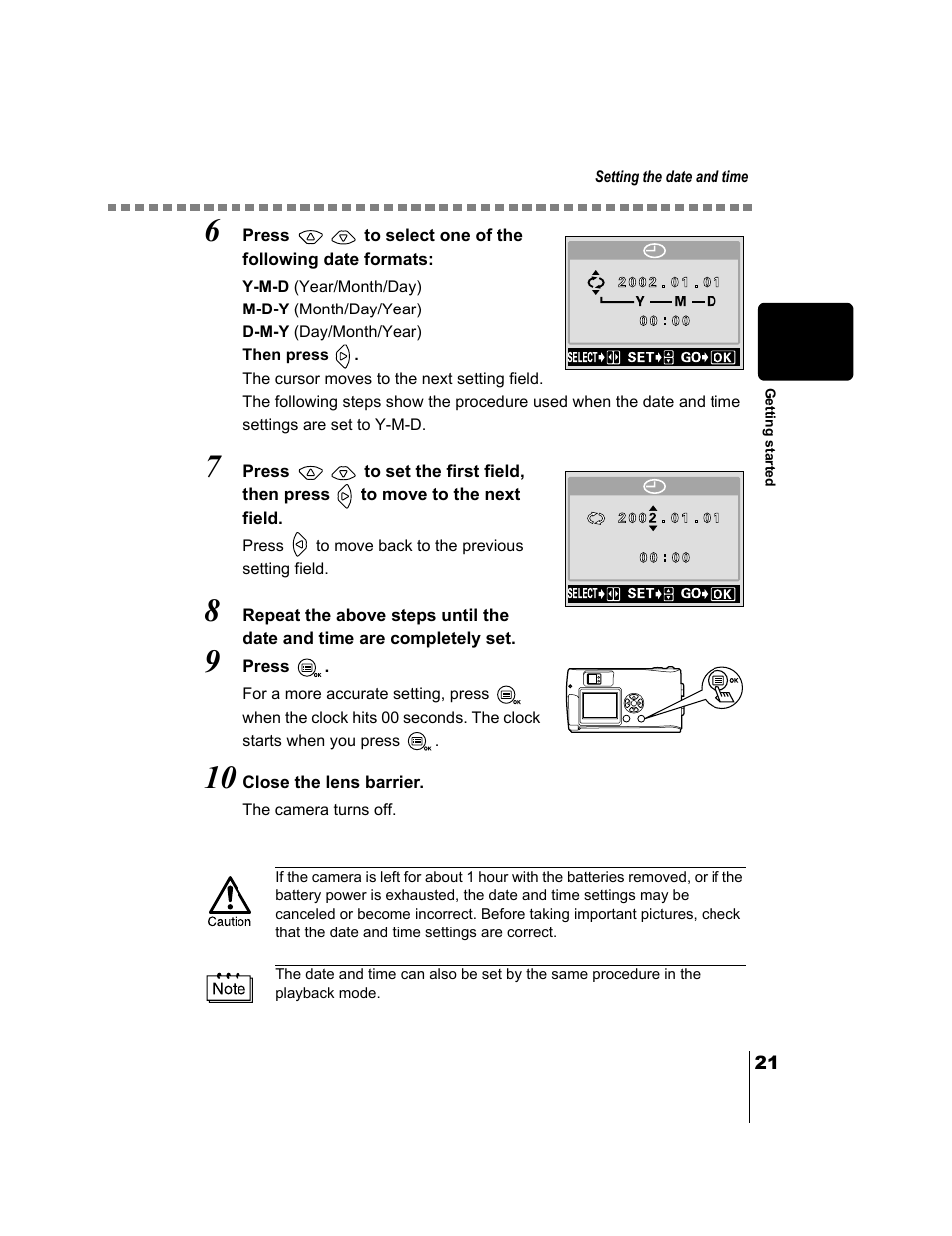 Olympus CAMEDIA C-2 ZOOM User Manual | Page 22 / 140