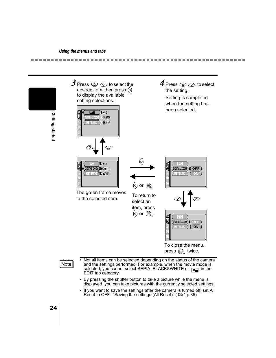 Olympus CAMEDIA C-2 ZOOM User Manual | Page 25 / 140