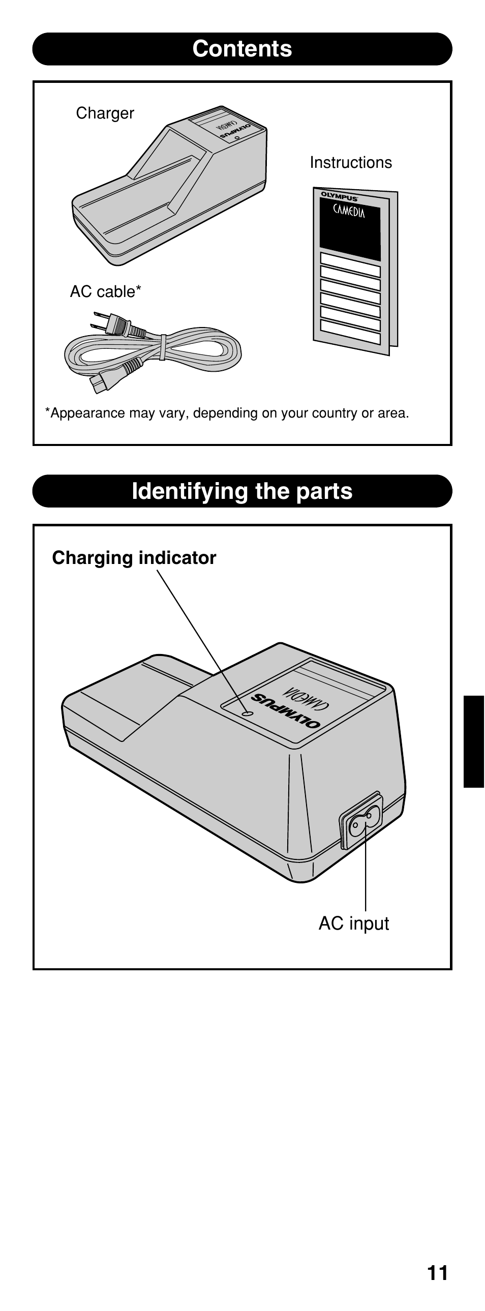 Olympus CAMEDIA B-20LPC User Manual | Page 11 / 40