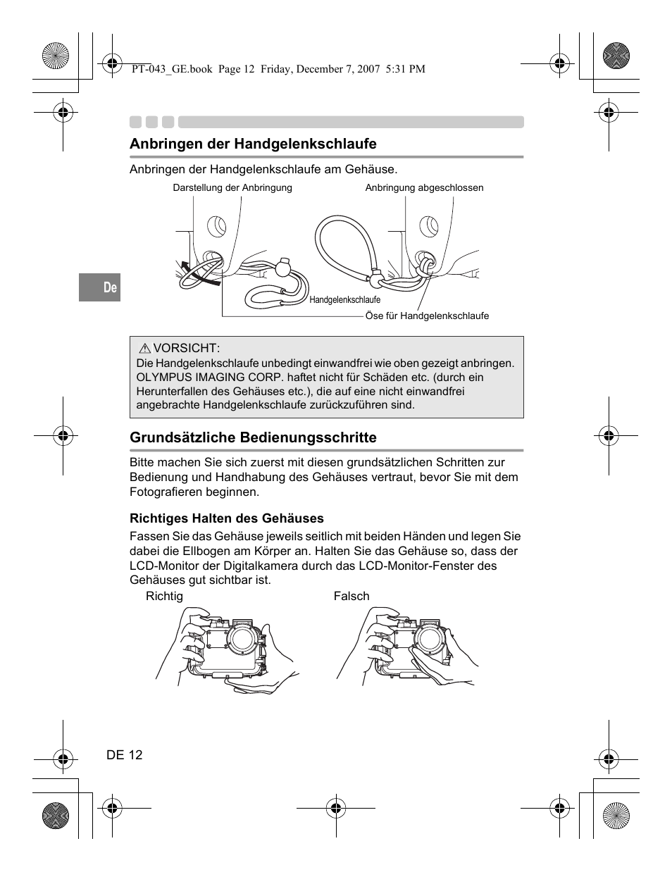 Olympus PT-043 User Manual | Page 126 / 268