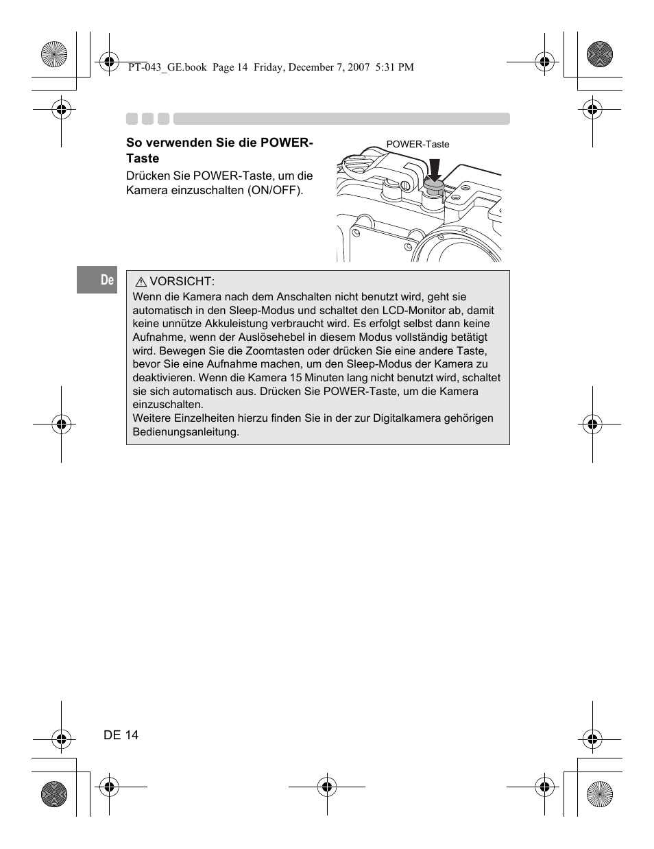 Olympus PT-043 User Manual | Page 128 / 268