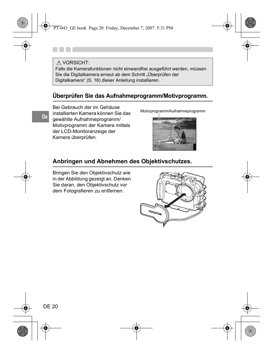 Olympus PT-043 User Manual | Page 134 / 268