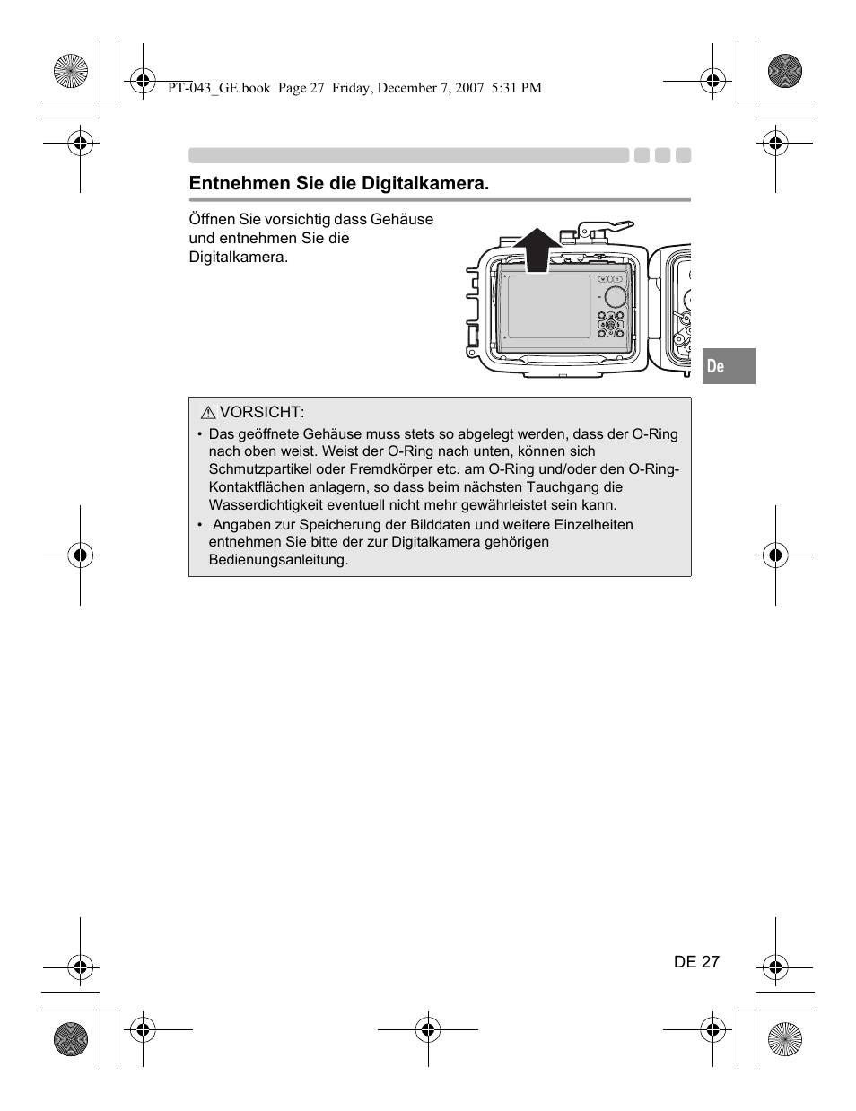 Olympus PT-043 User Manual | Page 141 / 268