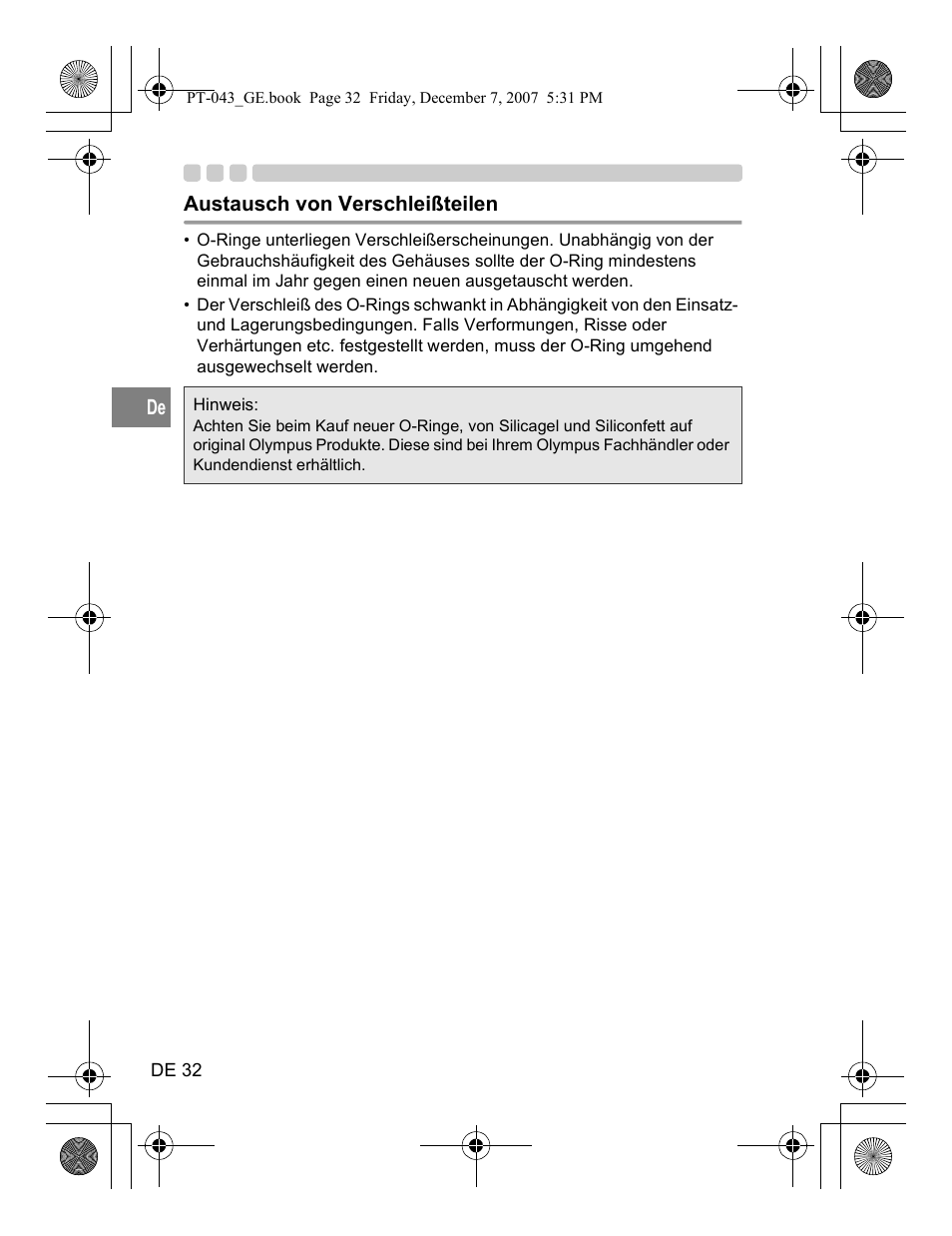 Olympus PT-043 User Manual | Page 146 / 268