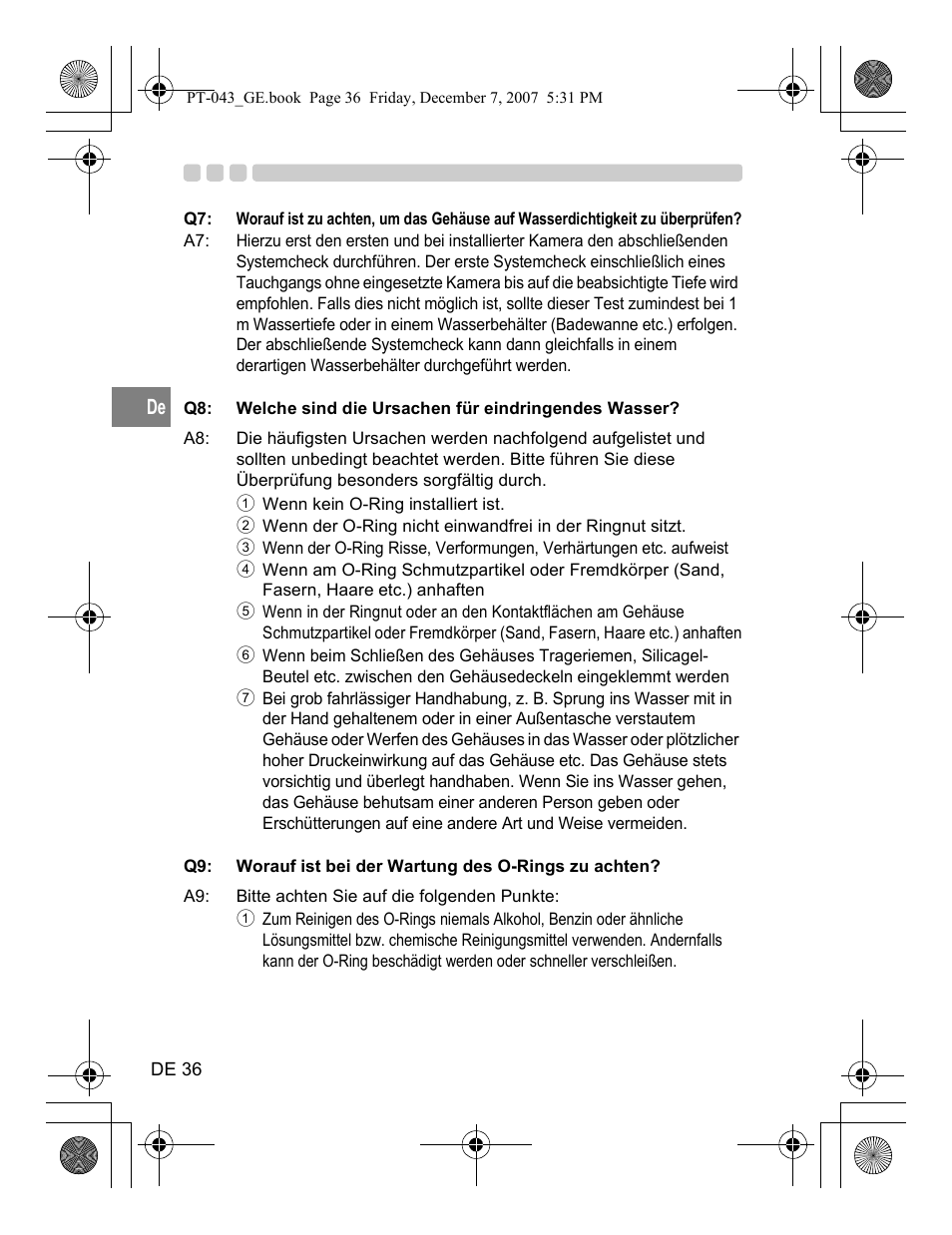 Olympus PT-043 User Manual | Page 150 / 268