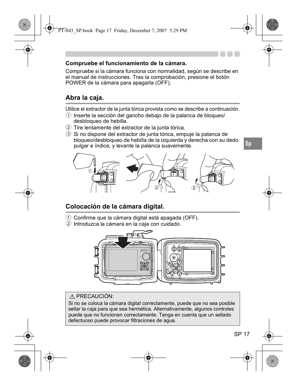 Olympus PT-043 User Manual | Page 169 / 268