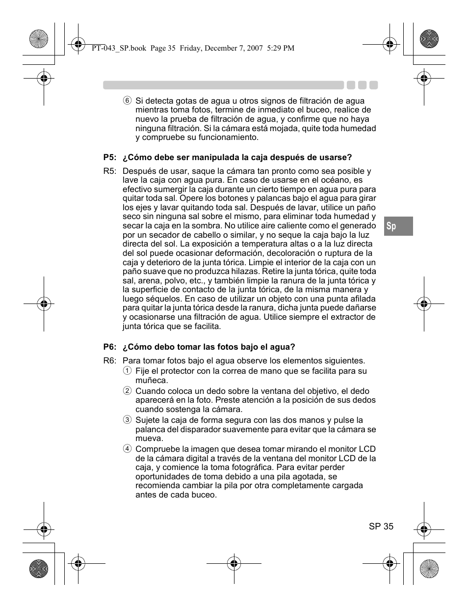 Olympus PT-043 User Manual | Page 187 / 268