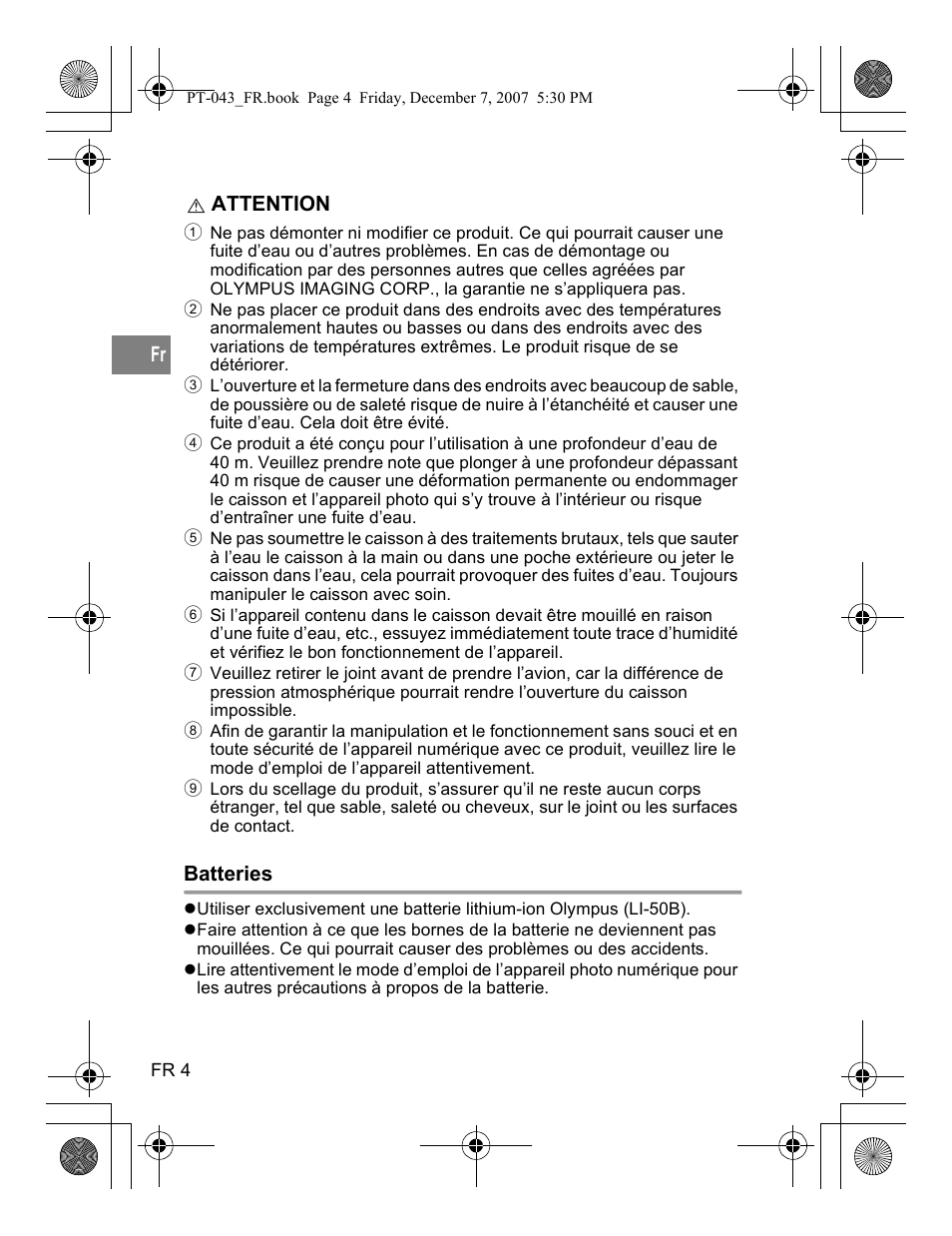 Olympus PT-043 User Manual | Page 80 / 268