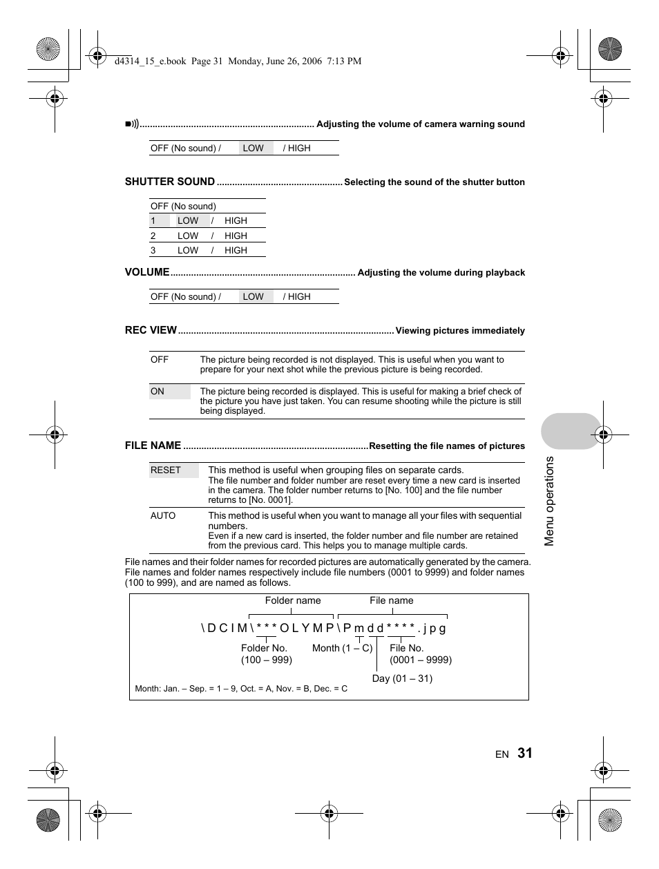Olympus Stylus 750 User Manual | Page 31 / 80