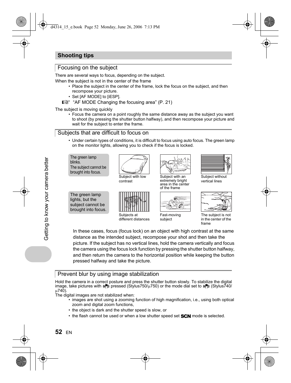 Olympus Stylus 750 User Manual | Page 52 / 80