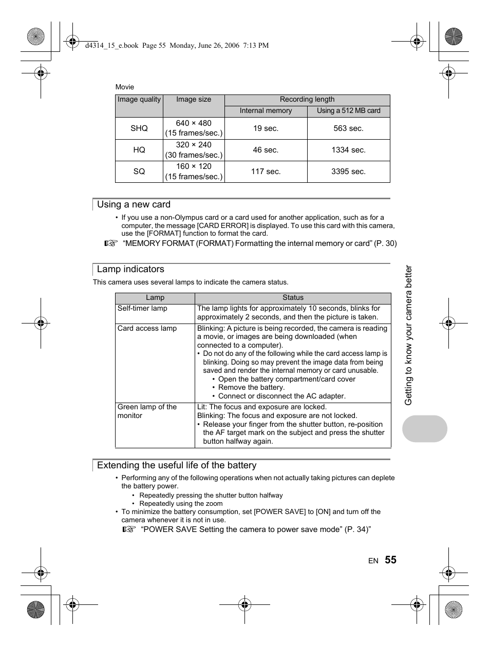 Olympus Stylus 750 User Manual | Page 55 / 80