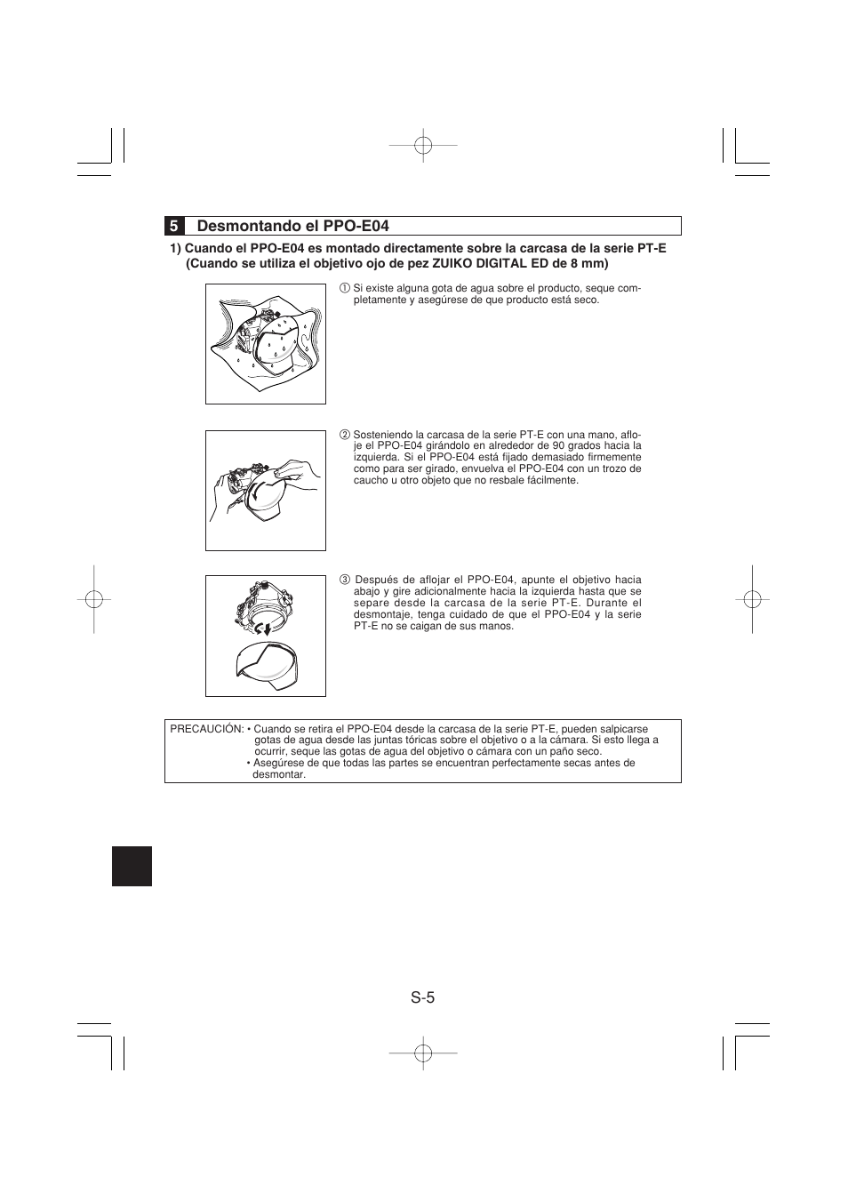 5desmontando el ppo-e04 | Olympus PPO-E04 User Manual | Page 50 / 80