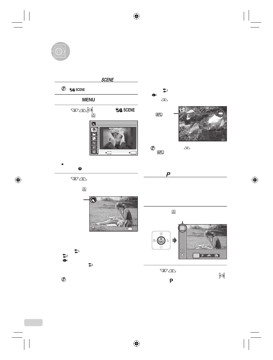 Using shooting modes, 10 en | Olympus FE-360 User Manual | Page 10 / 124
